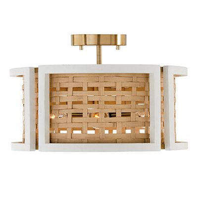 Lola 4-Light Dual Mount Pendant | Capital Lighting Fixture Company Mudroom Lighting, Cape Remodel, Motel Design, Flush Mount Light Fixtures, Capital Lighting Fixture, Rattan Shades, Capital Lighting, Semi Flush Ceiling Lights, Flush Mount Light