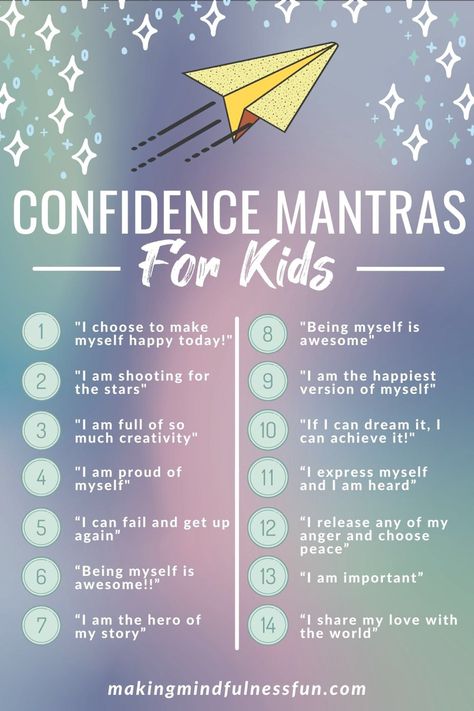 Affirmations For Parenting, I Am Kind Affirmation, Self Love For Kids Activities, Confidence Building Activities For Kids, Affirmation For Family, Affirmation Crafts, Self Confidence Building For Kids, Building Confidence In Kids, Self Care For Kids