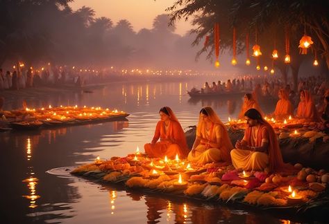 Chhath Puja Image, Hinduism Aesthetic, Bride Photoshoot, Hindu Festivals, Indian Aesthetic, Poster Maker, Business Card Maker, Flyer Maker, Card Banner