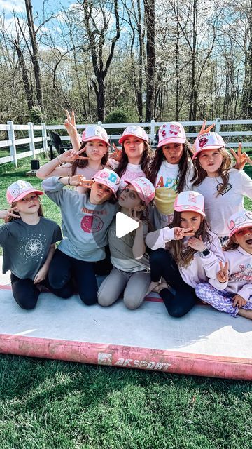 Taylor Quigg on Instagram: "⚡️ DESIGN YOUR OWN TRUCKER HAT + MAKEUP BAG PARTY ⚡️

This party totally slapped! (I think I used that term correctly!) But they would prob just say I'm being cringe. 🙃 ANYWAY here's the deets...

I grabbed some plain trucker hats and clear makeup bags, "preppy" patches, chenille letter patches and fabric glue and the girls designed their own hat and bag. It was so fun and such a hit! 

Comment LINK if you want links to what I ordered!" Trendy Party Trucker Hat, Cheap Letter Print Trucker Hat For Birthday, Fun Letter Print Trucker Hat For Birthday, Trucker Hat For Birthday, Bags Preppy, Party Trucker Hats, Preppy Patches, Girl Trucker, Clear Makeup