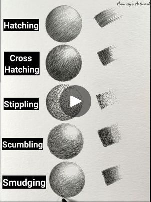 Best Shading Technique... | Best Shading Technique...😊💚
#drawingtips #shadingtechnique #crosshatching | By Anunay's ArtworkFacebook Hatching Drawing Technique, Hatching Techniques, Hatching Drawing, Hatch Drawing, Pencil Shading Techniques, Drawing Shading, 100k Views, Shading Techniques, How To Shade