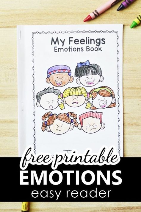 Social Emotional Worksheets Preschool, My Feelings Preschool Crafts, Kindergarten Social Emotional Worksheets, My Feelings Worksheet Preschool, Feeling Books For Preschool, All About Me Social Emotional Activities, Emotions Books Preschool, Feelings Activity Kindergarten, All About Feelings Preschool