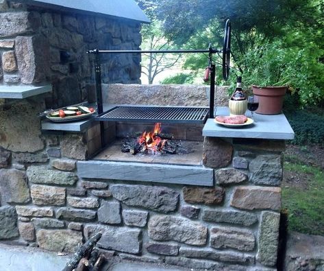 Outdoor cooking spaces