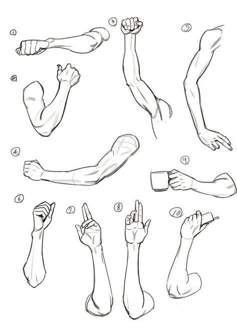 Arm Anatomy, Arm Drawing, Drawing Lesson, Human Anatomy Drawing, Body Drawing Tutorial, Hand Drawing Reference, Anatomy Sketches, Body Reference Drawing, Hand Reference