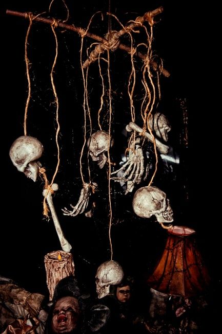 HF member skeleton mobile Halloween prop for voodoo or witch scene Voodoo Diy Decor, Voodoo Decorations Outdoor, Voodoo Haunted House Ideas, Voodoo Bayou Halloween, Swamp Voodoo Halloween Decorations, Witch Theme Halloween Decor, Voodoo Party, Voodoo Halloween, Witch Props