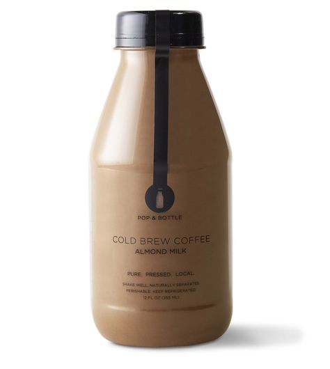 Cold Brew Packaging, Coffee Branding Design, Almond Milk Latte, Almond Milk Coffee, Milk Packaging, Coffee Label, Drinks Packaging Design, Bottle Design Packaging, Coffee Business