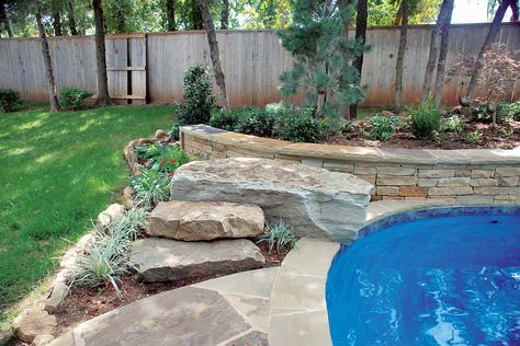 Blue Haven Pools, Inground Pool Designs, Rock Pictures, Diving Boards, Swimming Pool Photos, Pool Life, Pool Remodel, Pool Landscape Design, Oklahoma City Oklahoma