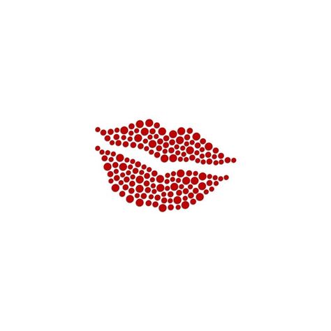 Kiss, Lips, Hair Styles, Red, Hair, Design