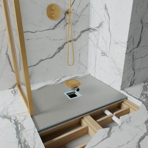 Wet Rooms - Wet Room Shower Trays - LUSSO Walk In Shower Tray, Wet Room Shower, Wet Room, Wet Floor, Drain Cover, Flat Brush, Shower Screen, Shower Tray, Underfloor Heating