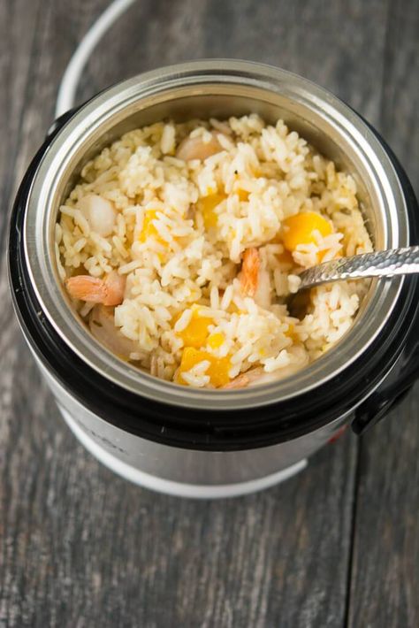 Lunch Crockpot Recipes, Coconut Rice And Mango, Lunch Crockpot, Shrimp Slow Cooker, Crockpot Rice Recipes, Mini Crockpot, Mini Crockpot Recipes, Crockpot Lunch, Crock Meals