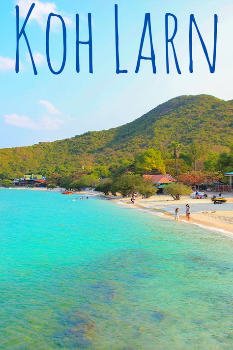 In this blog post we will share all the important information about traveling to Koh Larn, accommodations and the best travel time. In addition, this Koh Larn travel guide has a bunch of useful tips for visiting the island, where are the best beaches, fabulous viewpoints and the worth seeing temples. Koh Larn Thailand, Visiting Thailand, Pattaya Beach, Thailand Shopping, Thailand Destinations, Thailand Tourist, Travelling Thailand, Thailand Guide, Thailand Backpacking