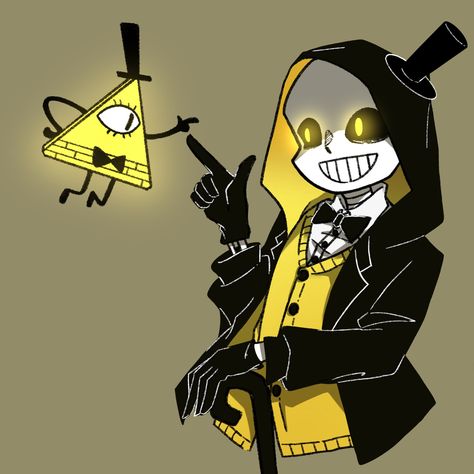 Bill Sans, Sans Art, Sans Aus, Undertale Aus, Bill Cipher, Undertale Comic, Undertale Au, Gravity Falls, Bad Guy