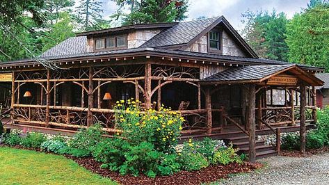 Adirondack Cabin, Adirondack Decor, Adirondack Style, Chalet Style, Cabin Interiors, Lodge Style, Cabin Style, Cabins And Cottages, Cabin Life