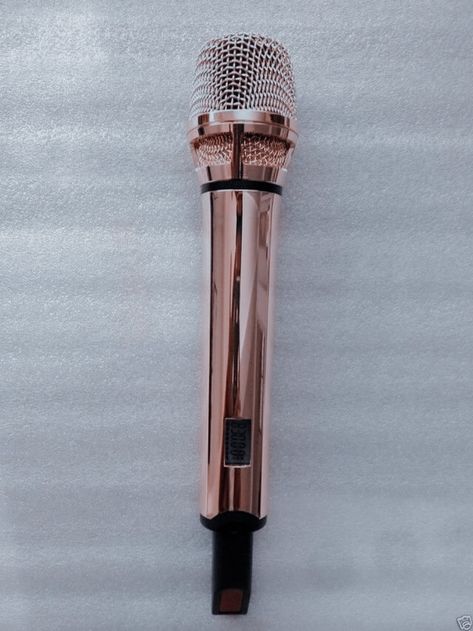 Micphone Kpop, Rose Gold Microphone, Kpop Microphone, Music Mic, Music Supplies, Music Studio Room, Microphone Stand, Real Friendship Quotes, Magical Jewelry