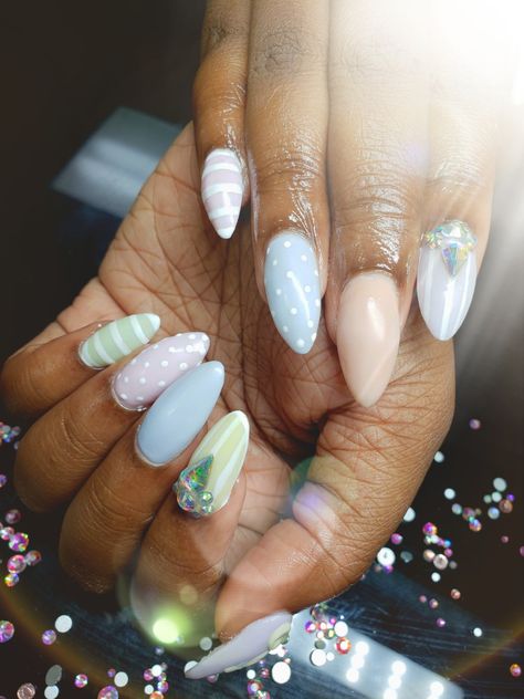 Easter Egg Nails, Egg Nails, Easter Egg, Nail Inspo, Hair And Nails, Easter Eggs, Egg, Nail Designs, Nail Art