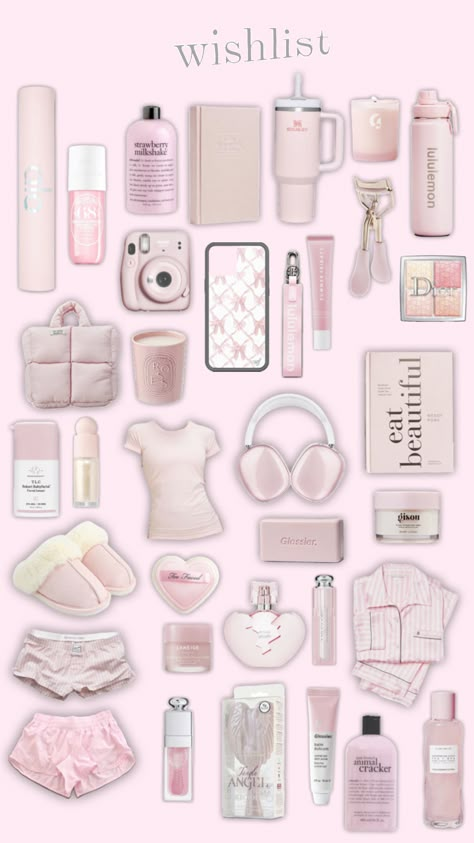 Pink Princess Aesthetic, Pretty School Supplies, Sephora Skin Care, Pink Xmas, Mode Turban, Pretty Pink Princess, Wishlist Ideas, Pink Life, Pink Pilates Princess