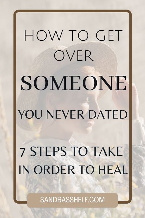 It is with little doubt that through time and distance, you will get over this person. However, there are 7 important steps you should take in order to get over someone you never dated. #howtogetoversomeone #datingtips #movingon How To Get Over Situationship, Getting Over A Guy You Never Dated, Moving On From Someone You Never Dated, How Do You Get Over Someone You Love, Getting Over Someone You Never Dated Quotes, Get Over Situationship, Help Me Get Over Him, How To Get Over A Guy You Never Dated, How To Get Over A Situationship