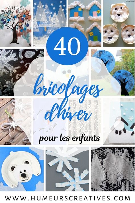 Retrouvez 40 bricolages d'hiver pour les enfants. Des idées d'activités simples pour les tout-petits : fabriquer des bonhommes de neige, des flocons de neige, des animaux polaires ou encore de jolis paysages hivernales.  De quoi occuper les enfants pendant les longues journées d'hiver.  #bricolagehiver #bricolageenfant #winteractivities #wintercraft #activitésnounou #humeurscreatives #bricolagebonhommedeneige #bricolagefloconsdeneige #bricolageanimauxpolaires #activitéshiver #activitésmanuelles Homeschool Hacks, Earth Craft, Winter Activities For Kids, Party Projects, Special Kids, Winter Crafts For Kids, Parenting Toddlers, Toddler Mom, Butterfly Crafts