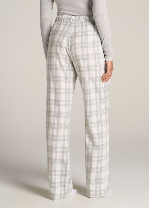 About Our Women’s Tall Flannel Pajamas You’ll never want to get out of bed when you’re wearing these women’s tall pajama pants. For years, tall women have had to settle for PJs that are way too short and fit in all the wrong places, but not anymore. You loved our classic flannel PJs and now we’re bringing you a pair with a regular fit and an open-bottom leg with all the length you need. These pajama pants have been designed exclusively for women between 5’9” and 6’6” with two different length op Cute Pyjamas Long Pants, Patterned Pajama Pants, Cute Pj Sets Pants, Pajama Pants Fuzzy, Low Rise Pajama Pants, Cute Pajamas Pants, Cozy Pajama Set, Cute Pjs Pants, Pj Sets Cute