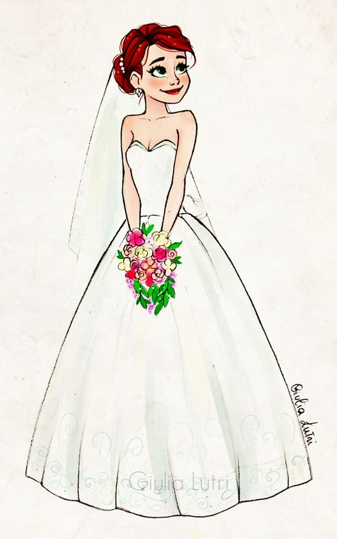 Bride Sketch, Selection Quotes, Wedding Couple Cartoon, Ya Series, Wedding Drawing, Selection Series, Kiera Cass, Anime Muslim, Wedding Illustration