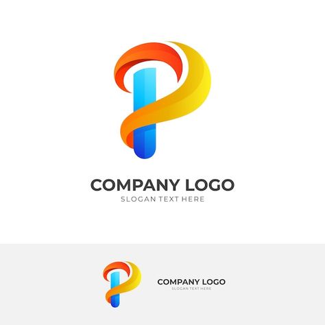 Vector letter p logo design vector, 3d s... | Premium Vector #Freepik #vector #letter-logo #creative-logo #colorful-logo #color-logo Letter P Logo Design Creative, Letter Logo Design Alphabet Style, P Logo Design Creative, P Logo Design Letter, P Letter Logo Design, Letter P Logo Design, Letter P Logo, P Logo Design, Pinterest Branding