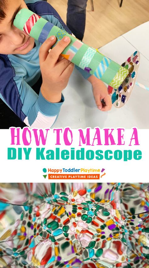 Kaleidoscope Craft Preschool, Self Awareness Art Activities, Toddler Steam Activities, Kaliedescope Diy For Kids, Kalidescope Diy Kids, Eye Activities For Preschool, S.t.e.a.m. Activities For Kids, Diy Kaleidoscope Kids, Ks1 Activities