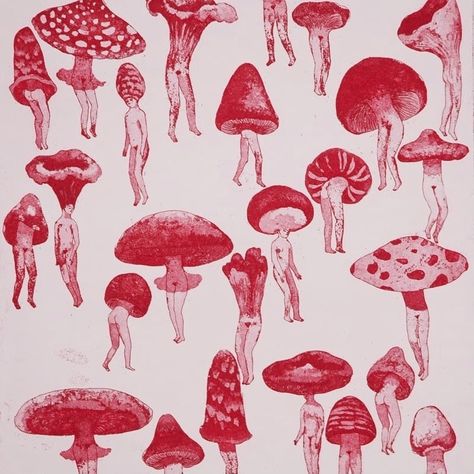 Mushroom Art, Hippie Art, New Wall, Wall Collage, Art Inspo, Les Oeuvres, Art Reference, Poster Art, Cool Art