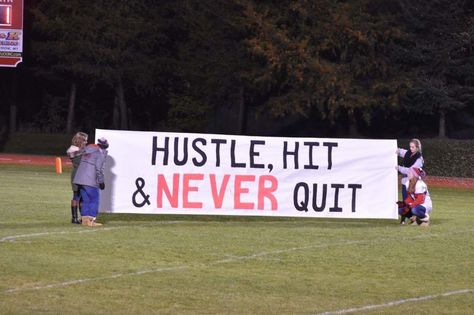 Breakaway Banners Football, Playoff Run Through Signs, Homecoming Football Banner Ideas, Run Through Signs Football Cheer, Football Banners Run Through Ideas, Football Banner Ideas Run Through, Run Through Banners Football, Homecoming Football Posters, Cheer Run Through Signs Football