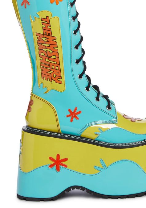 What's New Shoes: Boots, Heels & Platforms Shoes – Dolls Kill Scooby Doo Mystery Machine, Platforms Shoes, Punk Pants, Mystery Machine, Dark In Love, Scooby Doo Mystery, Crochet Shop, Festival Shop, Pride Outfit