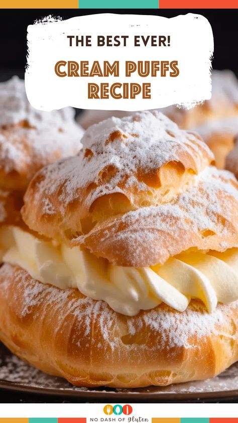 Vegan Cream Puffs, Cream Puffs Recipe Easy, Cream Patisserie, Parisian Patisserie, Cream Puffs Recipe, Cream Puffs Easy, Cream Puff Filling, Cream Puff Cakes, Cream Filling Recipe