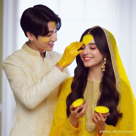 📸: Credit to the right owner! Bts Couple Photo, Bollywood Music Videos, Bff Hands Aesthetic, Marriage Photos, Bts Jungkook Birthday, Jungkook Fanart, Bridal Photoshoot, Beautiful Photoshoot, Jeon Jungkook Photoshoot