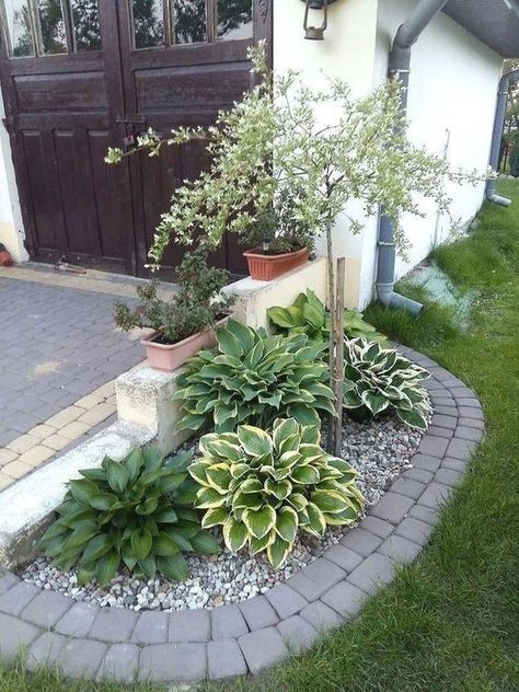 Small Front Gardens, Cheap Landscaping Ideas, Garden Retreat, Small Front Yard Landscaping, Front Garden Design, Front Yard Design, Easy Landscaping, Rock Garden Landscaping, Have Inspiration