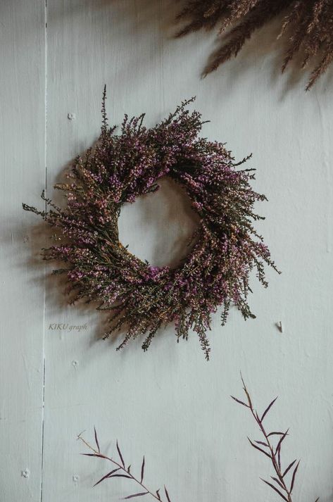 #myworkspace #wreath #heather Heather Wreath, My Workspace, Cozy Christmas, Spring Wreath, Winter Wonderland, Heathers, Christmas Diy, Christmas Crafts, Holiday Season