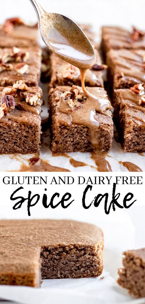 Paleo holiday recipes are a must! This paleo spice cake is so delicious and perfect for the holiday season. It's made with gluten free coconut flour and topped with crunchy pecans and a dairy free cinnamon maple glaze. It's so good! This spice cake is the perfect easter dessert! Don't forget to pin this to your best paleo recipes board! #simplyjillicious #cake #easter #dessert #glutenfree #dairyfree #paleo #simplyjillicious Paleo Dessert Recipes Easy, Paleo Holiday Recipes, Cake Fall, Cake With Cinnamon, Paleo Cake, Best Paleo Recipes, Paleo Recipes Dessert, Paleo Baking, Paleo Sweets