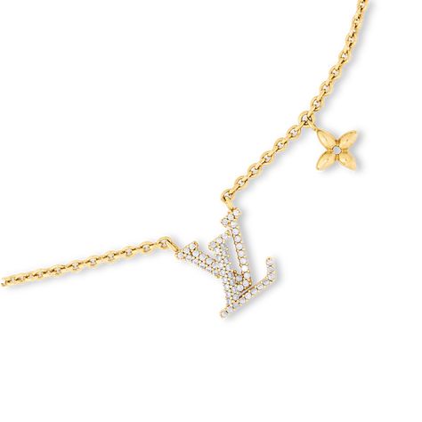 LV Iconic Necklace S00 - Women - Fashion Jewelry | LOUIS VUITTON ® Lv Bracelet Louis Vuitton, Necklaces Expensive, Expensive Jewlery, Lv Necklace, Jewelry To Buy, Gold Leaf Jewelry, Louis Vuitton Necklace, Dope Jewelry Accessories, Preppy Jewelry