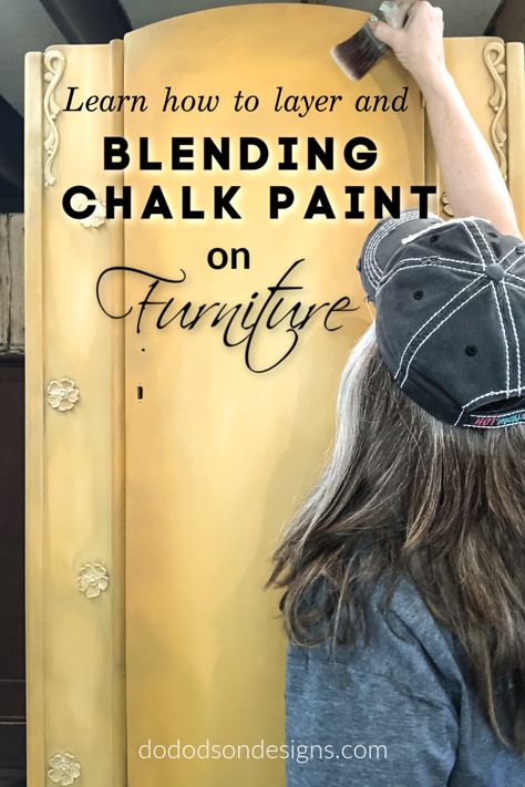 My Best Tips For Blending Chalk Paint On Furniture - Do Dodson Designs Blending Chalk Paint On Furniture, Furniture Renovation Ideas, Paint On Furniture, Chalk Paint Techniques, Chalk Paint Furniture Diy, Furniture Painting Tips, Furniture Finish, Paint Tips, Furniture Painting Techniques