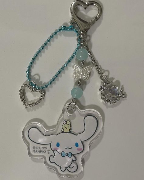 cinnamoroll keychain ☆ﾐ(o*･ω･)ﾉ #fyp #foryou #foryoupage #keychain #jewelry #jewellery #cinnamoroll #sanrio #smallbusiness #business #website #buynow #sweetblissjewelry Cinamoroll Keychain, Cinnamoroll Keychain, Keychain Jewelry, Cinnamoroll Sanrio, Bead Ideas, July 11, Business Website, Buy Now, Bracelet