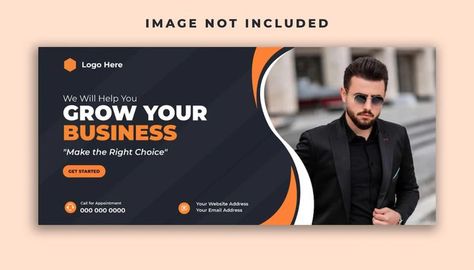 Download this Digital marketing corporate social media facebook cover template. #freepik #business #cover #template Corporate Social Media, Facebook Cover Images, Facebook Cover Design, Blog Banner, Facebook Cover Template, Professional Image, Social Media Facebook, Cover Template, Image Editing