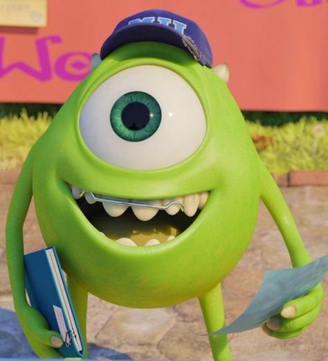 Mike Wazowski Aesthetic, Sully Monsters Inc, Mike Wazowski, Monsters University, Monster University, Monsters Inc, Little Monsters, Spice Girls, Disney Pixar