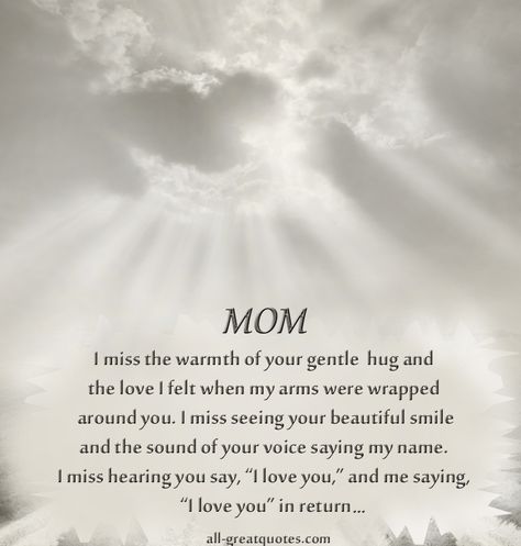 Miss You Mom, Birthday Mom, Say My Name, A Poem, Beautiful Smile, Your Voice, I Missed, Miss You, The Sky