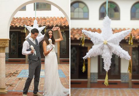 White Star Pinata. might be hard to find but would be such a cute decoration/activity Wedding Pinata, Star Pinata, Piñata Ideas, Pinata Party, Boda Mexicana, Bridal Ideas, Mexican Wedding, Occasion Cakes, Wedding Organization