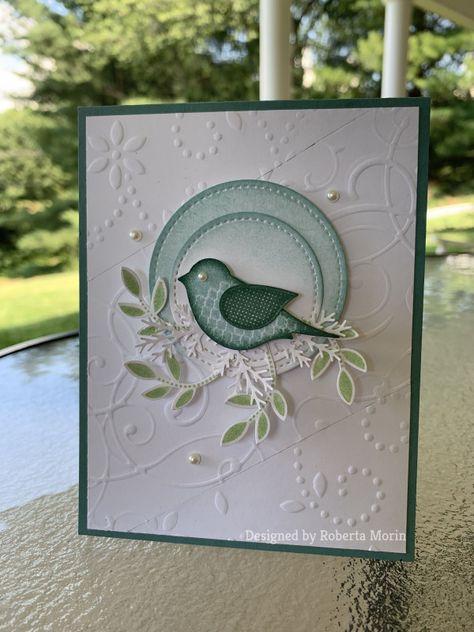 Texture Plates, Sponging, Hand Made Greeting Cards, Making Greeting Cards, Embossed Cards, Bird Cards, Punch Cards, Stamping Up Cards, Animal Cards