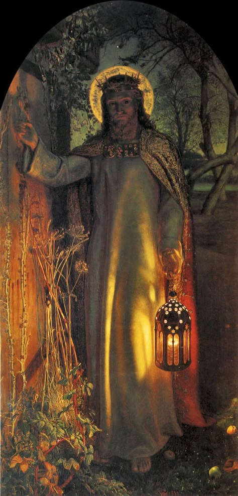 Pre Raphaelite Brotherhood, Pre Raphaelite Art, Dante Gabriel Rossetti, John Everett Millais, Religious Paintings, Religious Painting, Pre Raphaelite, Wow Art, Light Of The World