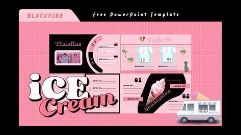 Kpop Ppt Template, Kpop Slides Template, Pixel Powerpoint, Barbie Powerpoint Template, Kpop Powerpoint Template, Kpop Powerpoint, Blackpink And Selena Gomez, 29 Aesthetic, Aesthetic Ppt