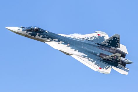 https://flic.kr/p/2hyqHCU | Sukhoi Su-57 | MAKS 2019 Airshow - Russia Su 57 Sukhoi Wallpaper, Su 57 Sukhoi, Fighter Planes Art, Russian Jet, Helicopter Plane, Jet Fighter Pilot, Russian Air Force, Airplane Fighter, Boeing Aircraft