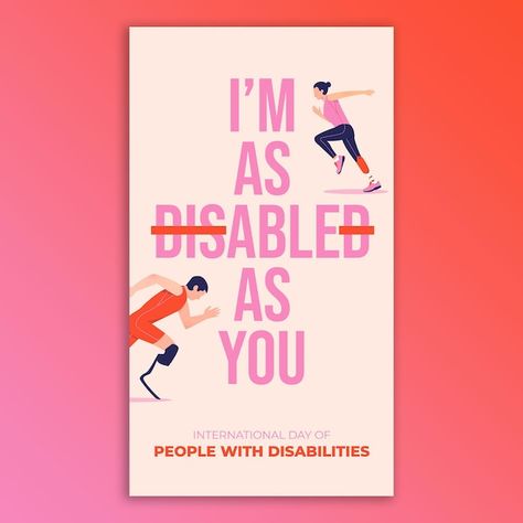 International Day Of Persons With Disabilities Poster Design, Booklet Designs, Guerrilla Advertising, Posters Typography, Awareness Poster, Pamphlet Design, Inclusion Classroom, School Murals, Protest Signs