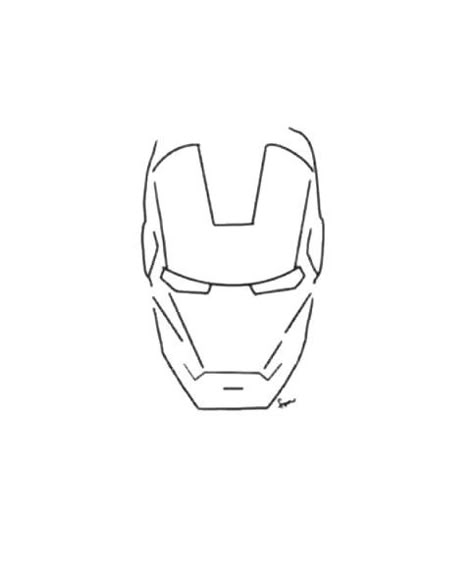 Iron Man Line Art, Simple Iron Man Tattoo, Ironman Tattoo Marvel, Ironman Symbol, Marvel Easy Drawings, Iron Man Doodle, Tony Stark Tattoo, Tattoo Ideas Marvel, Simple Marvel Tattoo