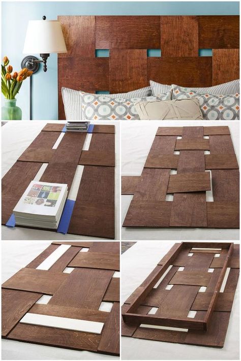 Cabecero de cama con láminas de madera Homemade Headboards, Cheap Diy Headboard, Diy Headboard Ideas, Diy Wood Headboard, Head Boards, Headboard Ideas, Beautiful Room, Diy Headboards, Wooden Headboard