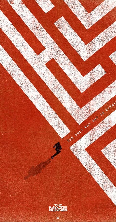 The Maze Runner (2014) Visuell Identitet, Buch Design, Maze Runner Movie, Graphisches Design, The Maze Runner, Movie Posters Design, New Poster, Maze Runner, Design Graphique