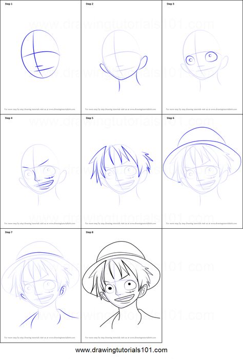 One Piece Tutorial Draw, How To Draw Luffy One Piece, Luffy ပုံဆွဲနည်း, One Piece Drawing Tutorial, Luffy Drawing Tutorial, How To Draw Luffy Step By Step, How To Draw One Piece Characters, How To Draw One Piece, How To Draw Luffy